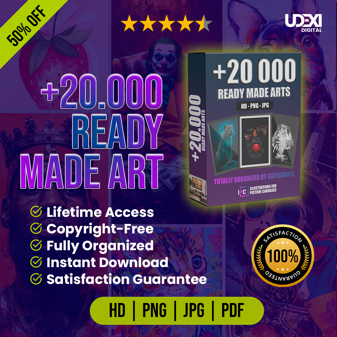 20,000 images for paintings