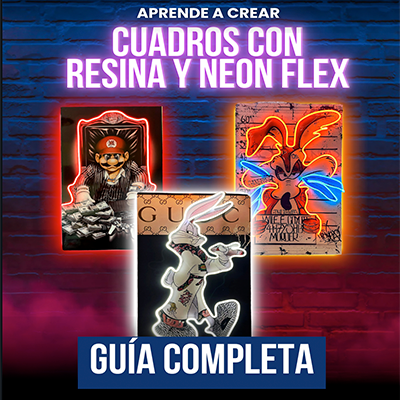 Guía Completa para Crear Cuadros Decorativos con Vinilo, Resina y Luces LED de Neón